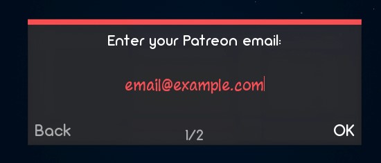 Patron Code email