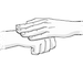 hands:dog
