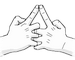 hands:horse