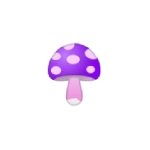 Purple mushroom